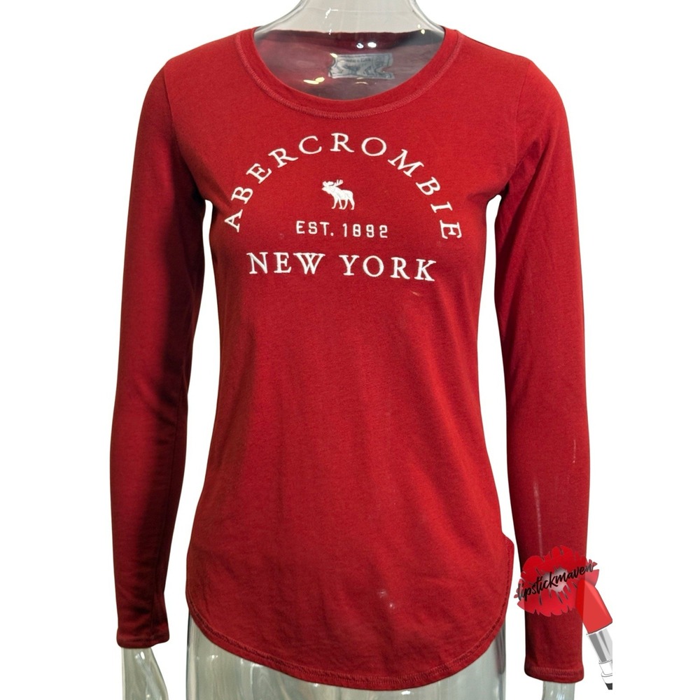 Vintage Y2K Abercrombie Top Womens XS Bella Elena Long‎ Sleeve Layer Shirt